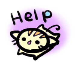 Sumi cat Game terms sticker #12883355