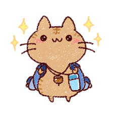 Cat is very cute 4 sticker #12883489