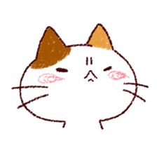 Cat is very cute 4 sticker #12883502