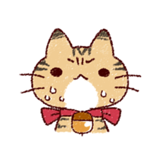 Cat is very cute 4 sticker #12883505