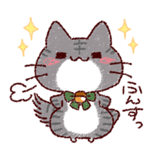 Cat is very cute 4 sticker #12883512