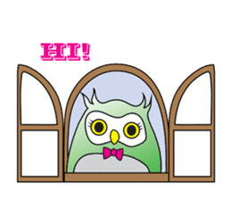 Little Owl of Myanmar sticker #12883679