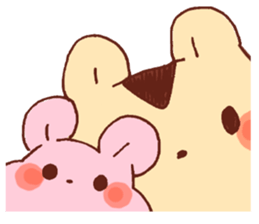 Big hamster and Small hamster sticker #12883828