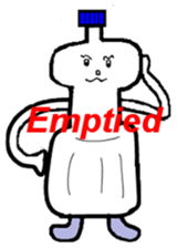 Called the bottle man . sticker #12884983