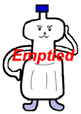 Called the bottle man . sticker #12884983