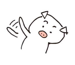 Hangul Pig sticker #12885638