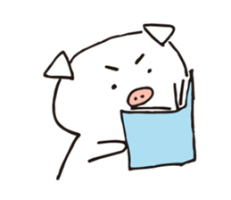 Hangul Pig sticker #12885655