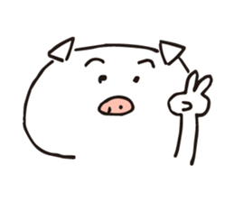Hangul Pig sticker #12885668