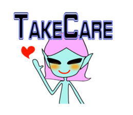 Happy aliens 1 sticker #12886254