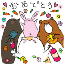 cat and boon companions sticker #12886421