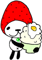 STRAWBERRY PANDA Part 10 sticker #12887987