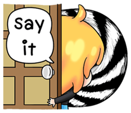 Turn your back on the world sticker #12888690