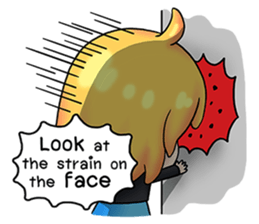 Turn your back on the world sticker #12888698