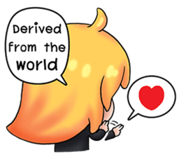 Turn your back on the world sticker #12888706