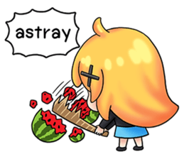 Turn your back on the world sticker #12888708