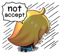 Turn your back on the world sticker #12888722