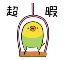 Annoying parakeet with motion!2 sticker #12889302