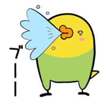 Annoying parakeet with motion!2 sticker #12889304