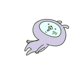 Lovely pink rabbit 4 [Animation] sticker #12889443