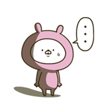 Lovely pink rabbit 4 [Animation] sticker #12889445