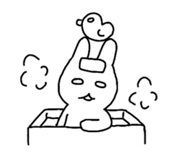 Siromenekousagi sticker #12889683