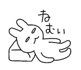 Siromenekousagi sticker #12889690