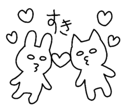 Siromenekousagi sticker #12889692