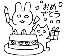 Siromenekousagi sticker #12889715