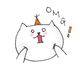 Party Cat sticker #12889795