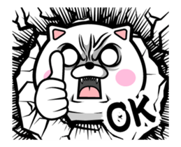 anger cat! sticker #12890238
