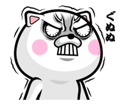anger cat! sticker #12890245