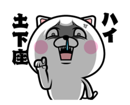 anger cat! sticker #12890246