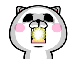 anger cat! sticker #12890255