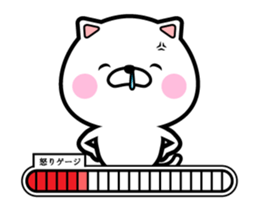anger cat! sticker #12890258