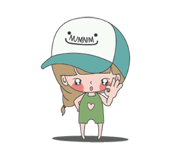 Numnim Girl sticker #12890286