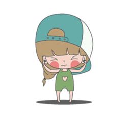 Numnim Girl sticker #12890290