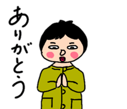 Daily conversation of Showa Women's sticker #12890514