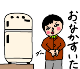 Daily conversation of Showa Women's sticker #12890519