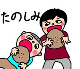 Daily conversation of Showa Women's sticker #12890529