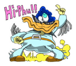 high phu! man sticker #12891686