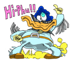 high phu! man sticker #12891686