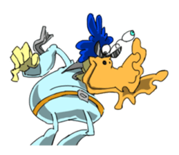 high phu! man sticker #12891695