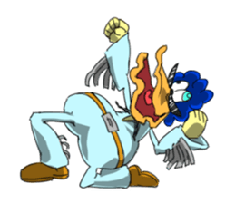 high phu! man sticker #12891708