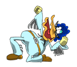 high phu! man sticker #12891708