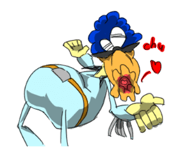 high phu! man sticker #12891714