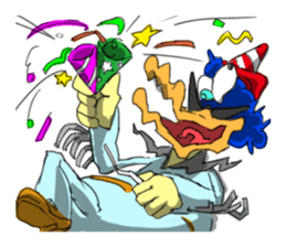 high phu! man sticker #12891725