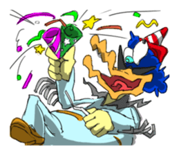 high phu! man sticker #12891725