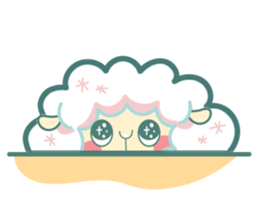My Fluffy Sheep sticker #12891826