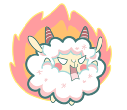 My Fluffy Sheep sticker #12891848