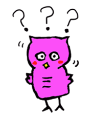 a little fatty owl "Fu-ko san" sticker #12892368